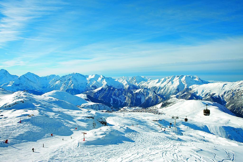 Hotel Club Mmv Les Bergers **** Alpe d'Huez Exterior foto