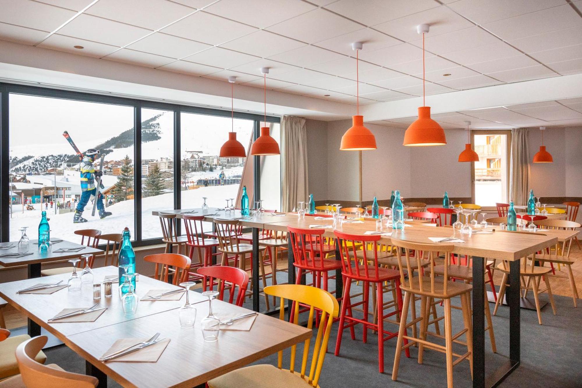 Hotel Club Mmv Les Bergers **** Alpe d'Huez Exterior foto